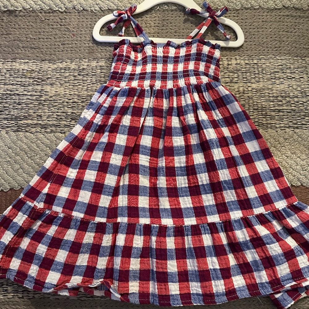 Red White and Blue Girls Dress